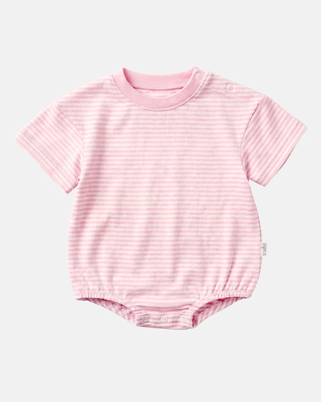 Toshi Mini Stripe Bubble Short Sleeve Onesie