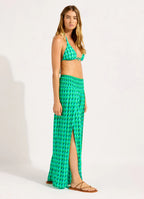 Seafolly Sorrento Shirred Waist Wrap Pant