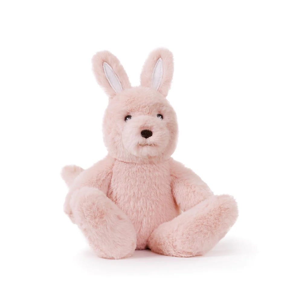 OB Designs Little Cotton Kangaroo (Vegan Angora) Soft Toy