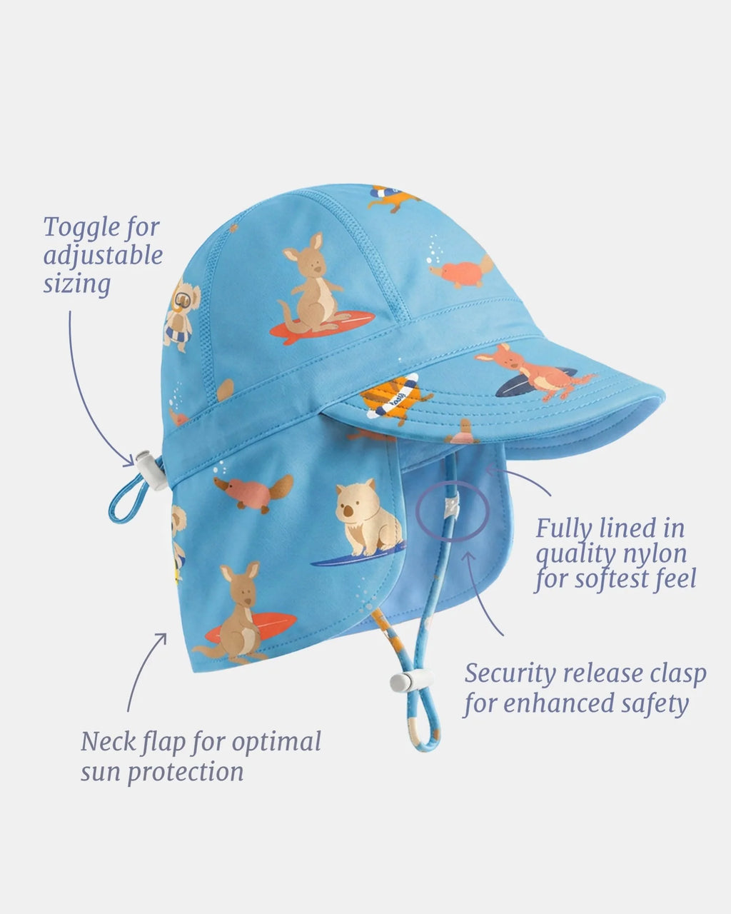 Toshi Pirate Swim Flap Cap