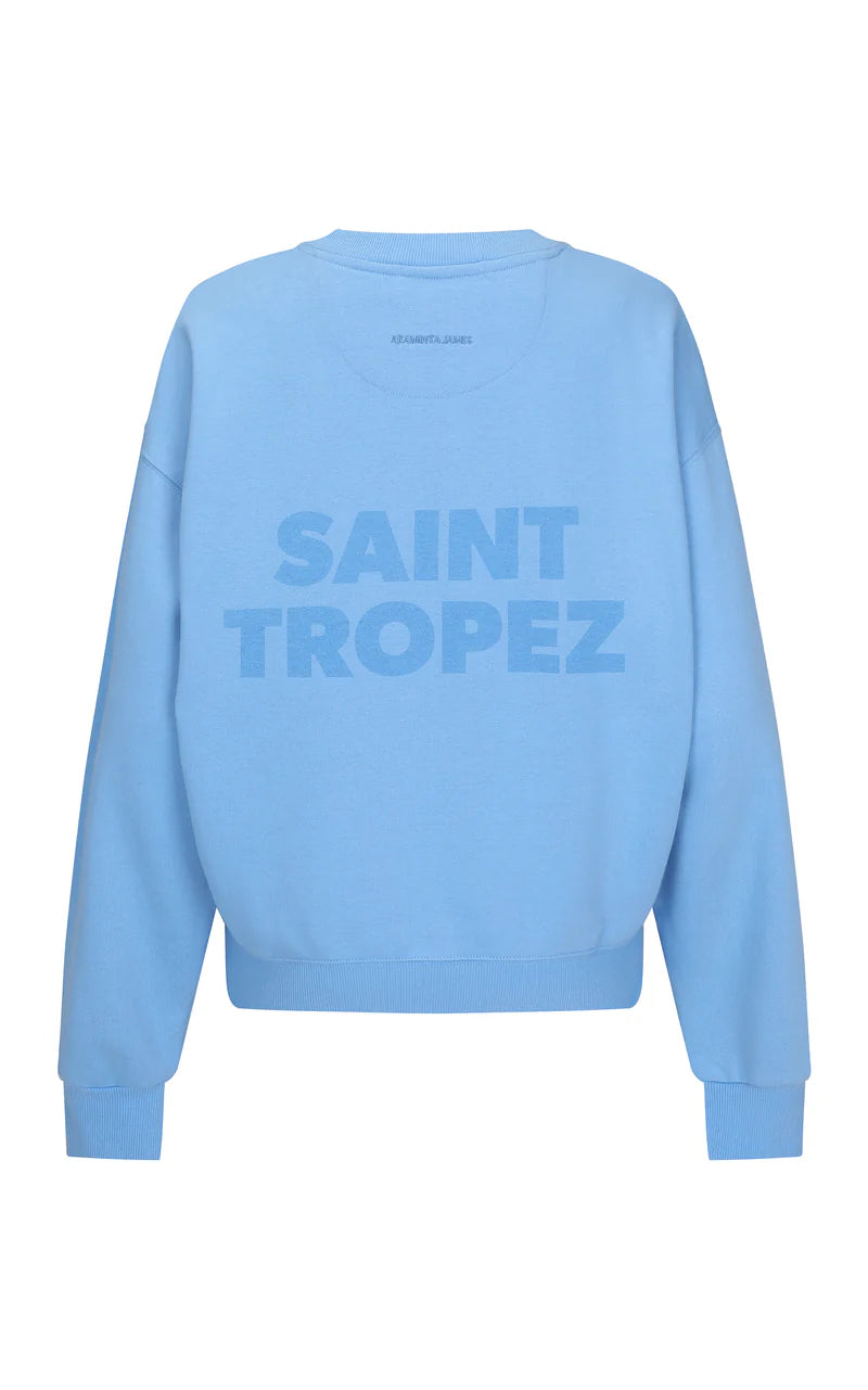 Araminta James Saint Tropez Sweatshirt Periwinkle