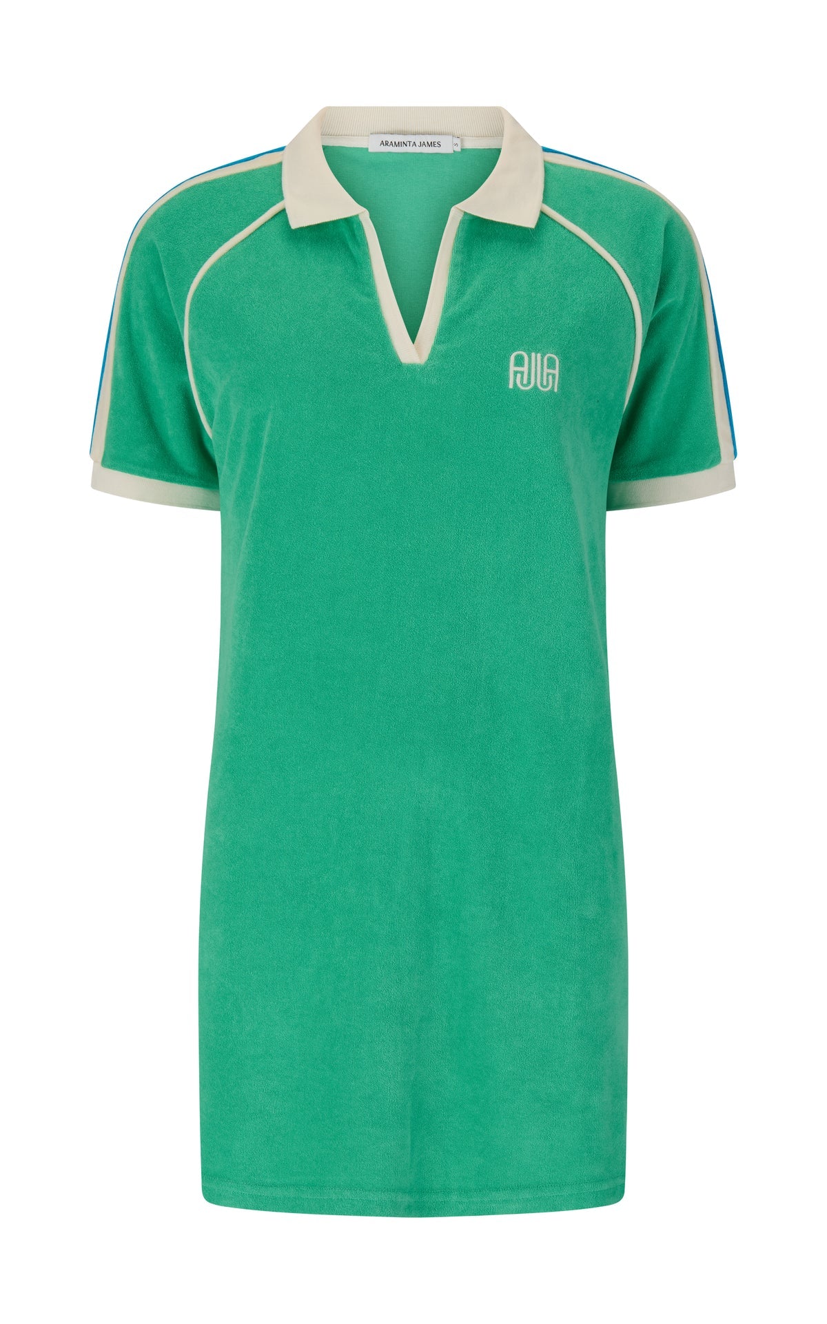 Araminta James Riviera Terry Dress Tropical Green