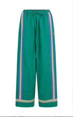 Araminta James La Mer Stripe Pant Jade Green