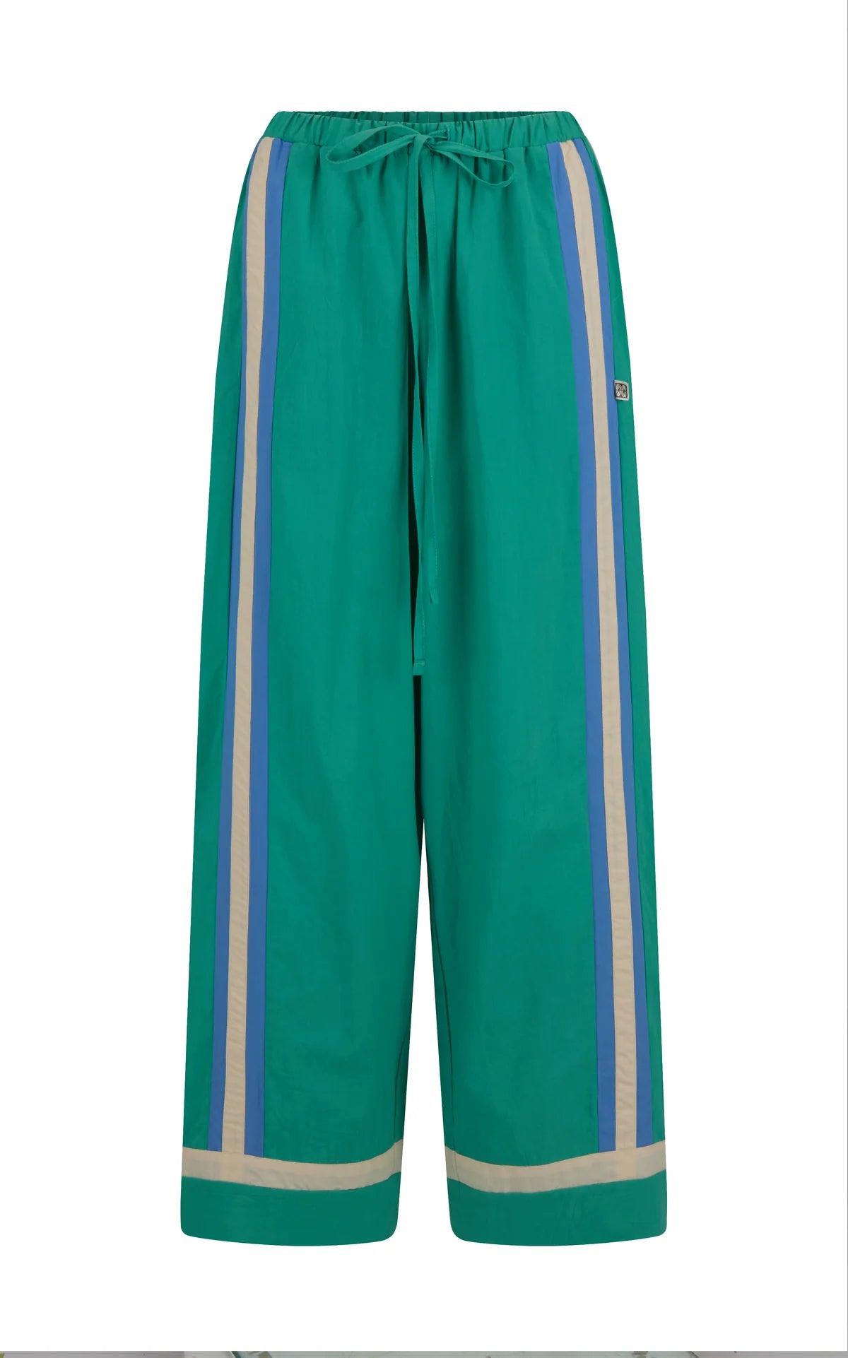 Araminta James La Mer Stripe Pant Jade Green