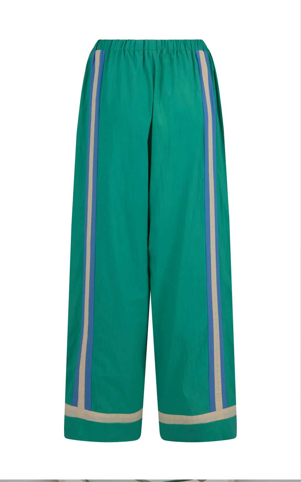 Araminta James La Mer Stripe Pant Jade Green