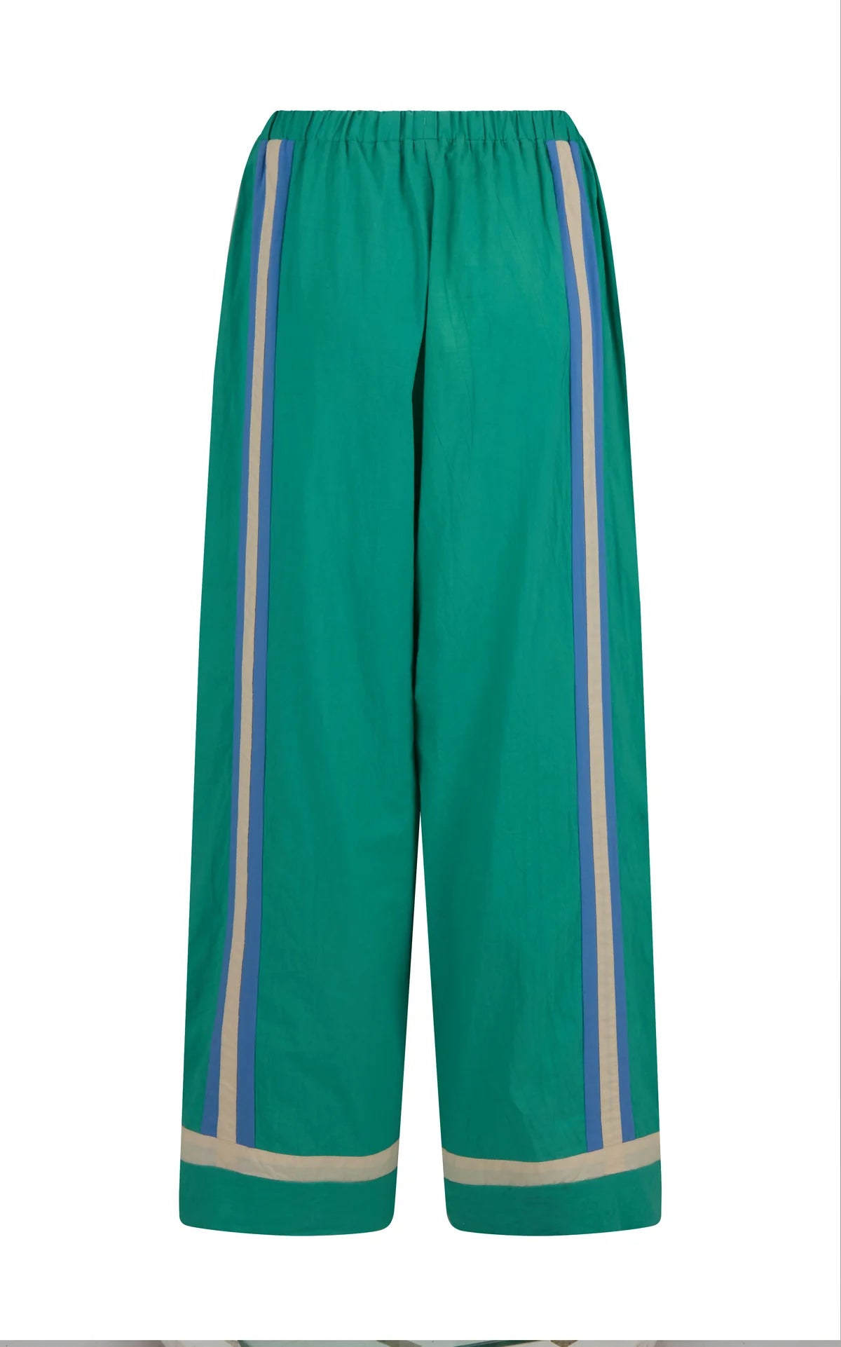 Araminta James La Mer Stripe Pant Jade Green