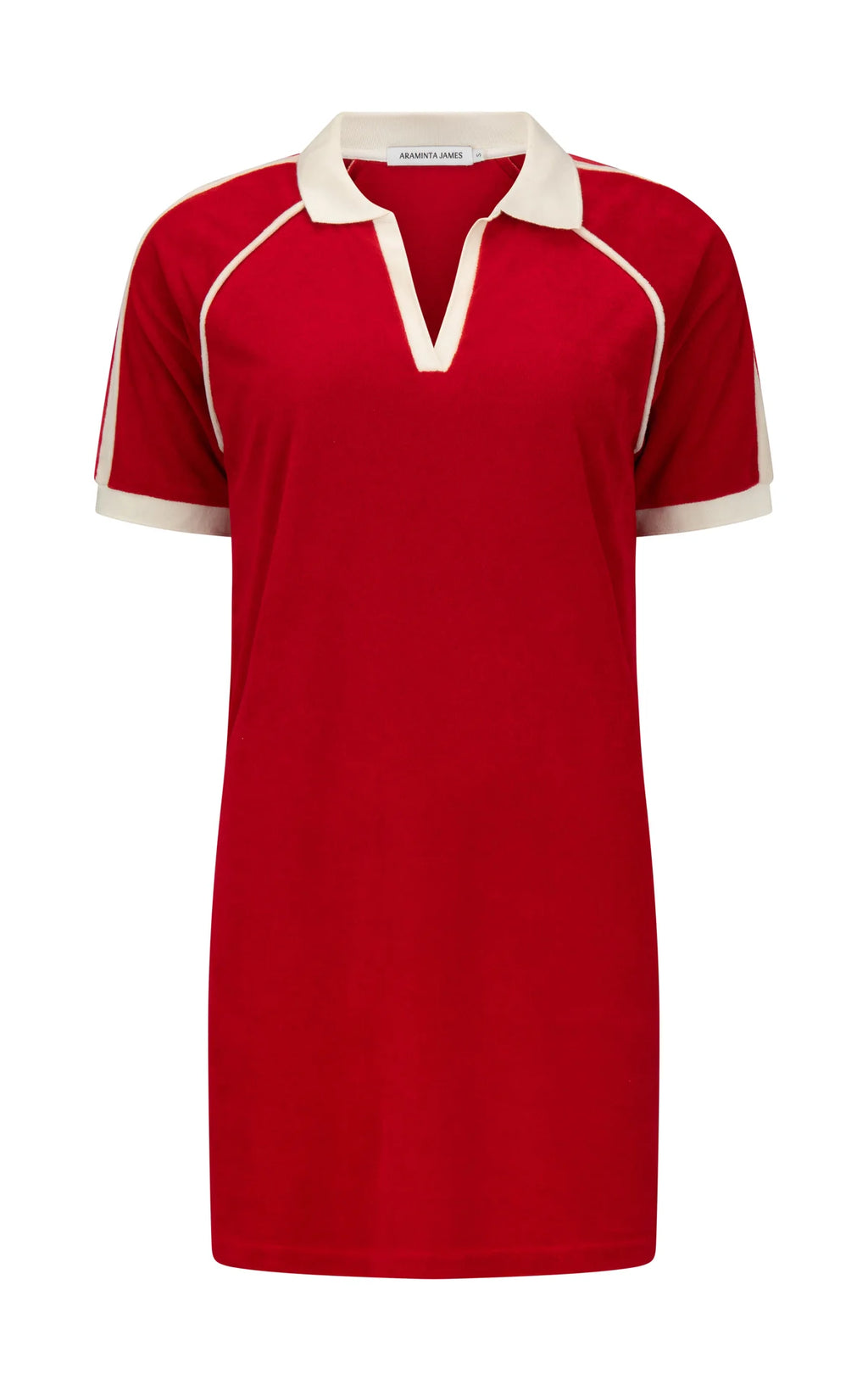 Araminta James Rhodes Terry Dress Cherry Pie