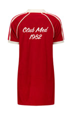 Araminta James Rhodes Terry Dress Cherry Pie