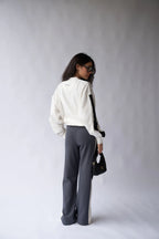 Araminta James- Tokyo Sweatshirt-Warm White