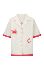 Araminta James Del Mar Shirt Set Lobster Red