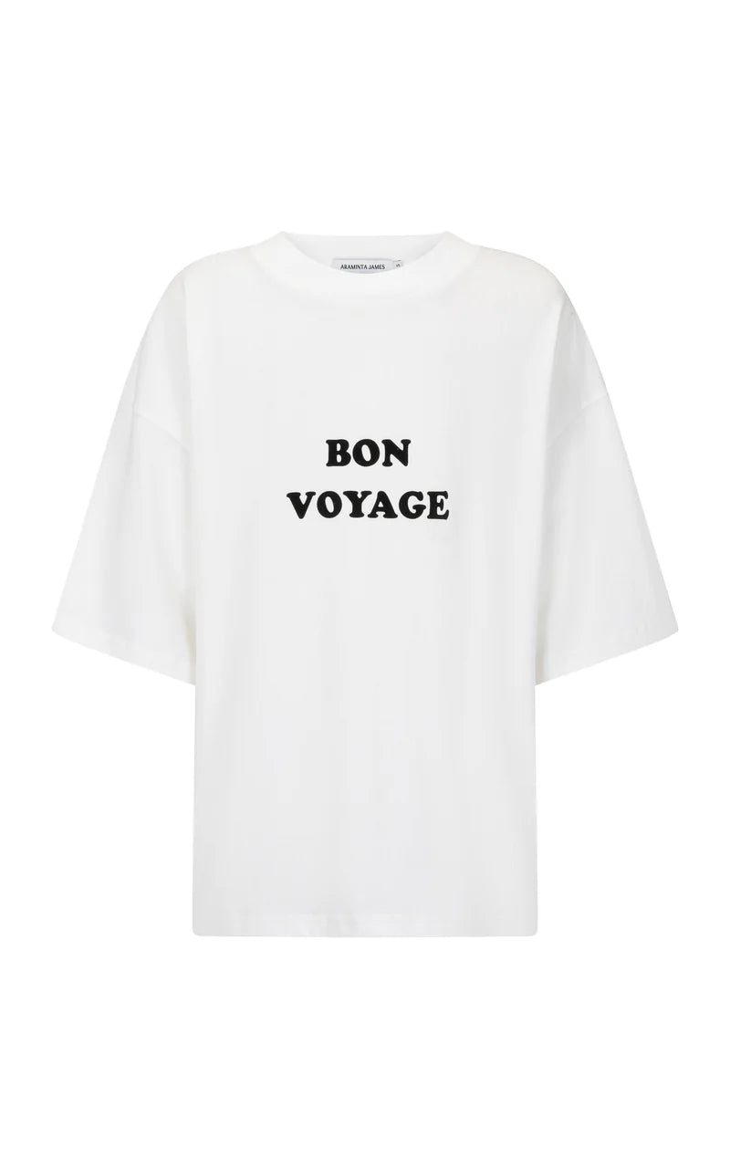 Araminta James Bon Voyage Tee Snow