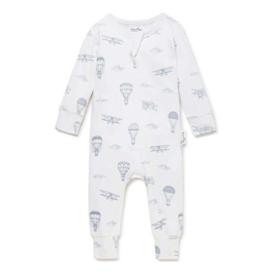 Aster & Oak - Air Balloon Zip Romper