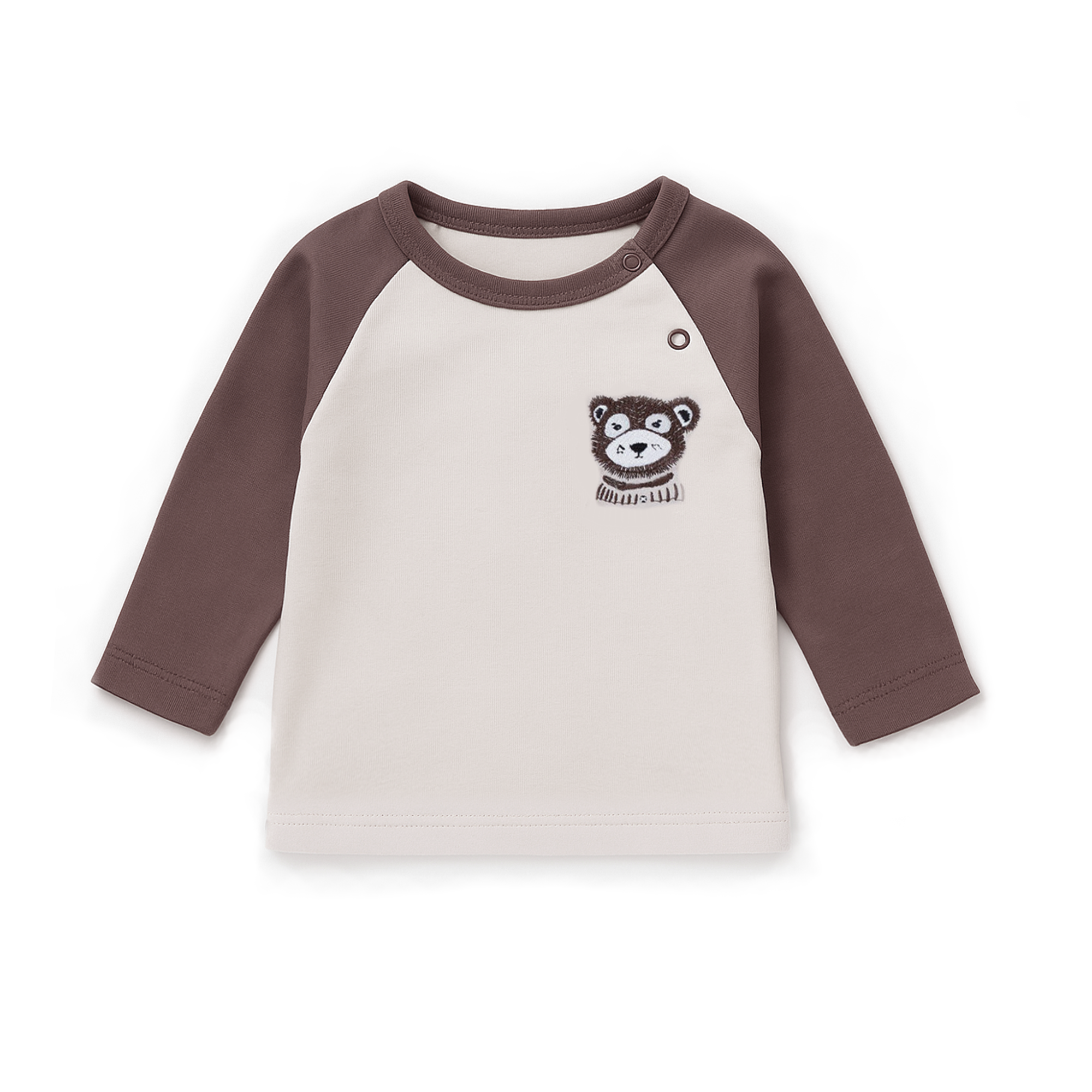 Aster & Oak Byron Bear Raglan Top