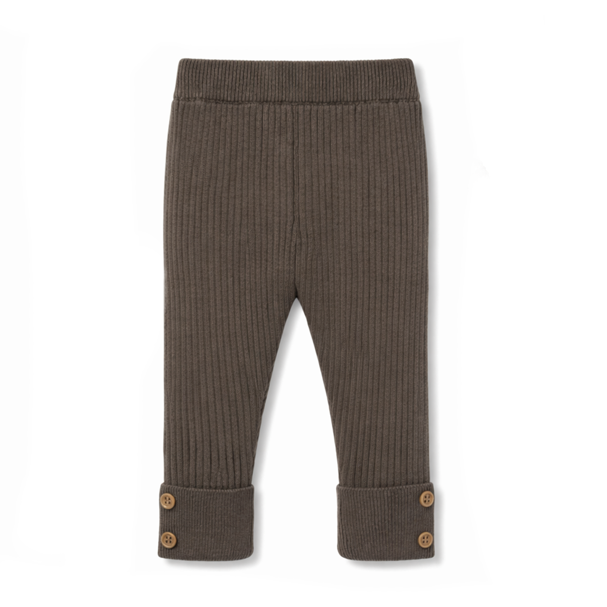 Aster & Oak Espresso Knit Rib Legging
