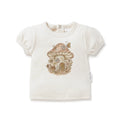 Aster & Oak Bailey Floral Mushroom House Print Top