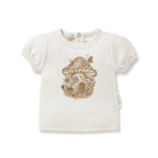 Aster & Oak Bailey Floral Mushroom House Print Top