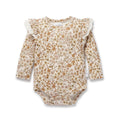 Aster & Oak Bailey Floral Flutter Onesie