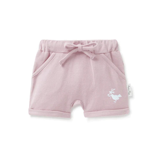 Aster & Oak - Pink Chambray Shorts