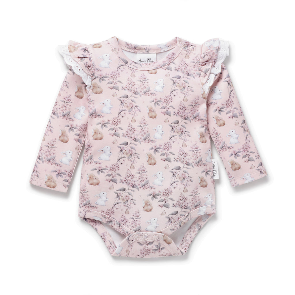 Aster & Oak Bunny Friends Onesie
