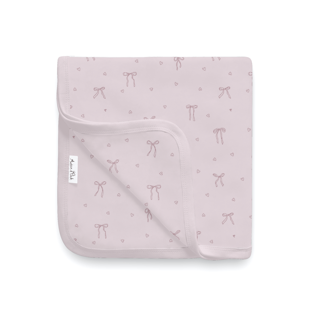 Aster & Oak Lilly Bow Baby Wrap