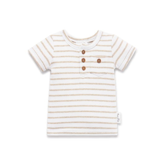 Aster & Oak - Stripe Henley Top