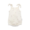 Aster & Oak Cherry Bubble Romper