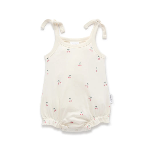 Aster & Oak - Cherry Bubble Romper