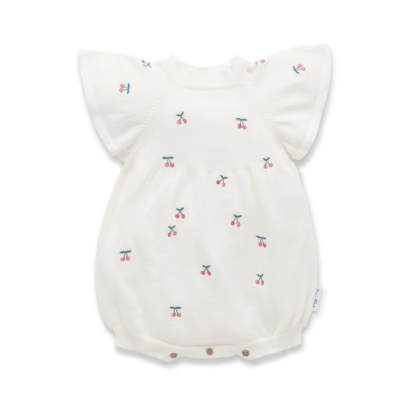 Aster & Oak - Cherry Knit Romper