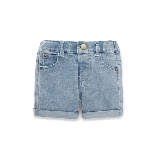 Aster & Oak - Light Wash Denim Shorts