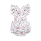 Aster and Oak Daisy Floral Lace Playsuit