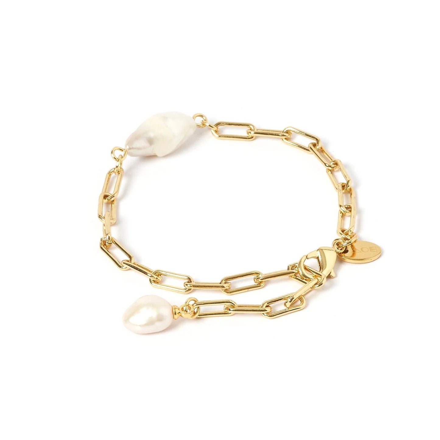 Arms of Eve Danielle Gold and Pearl Bracelet