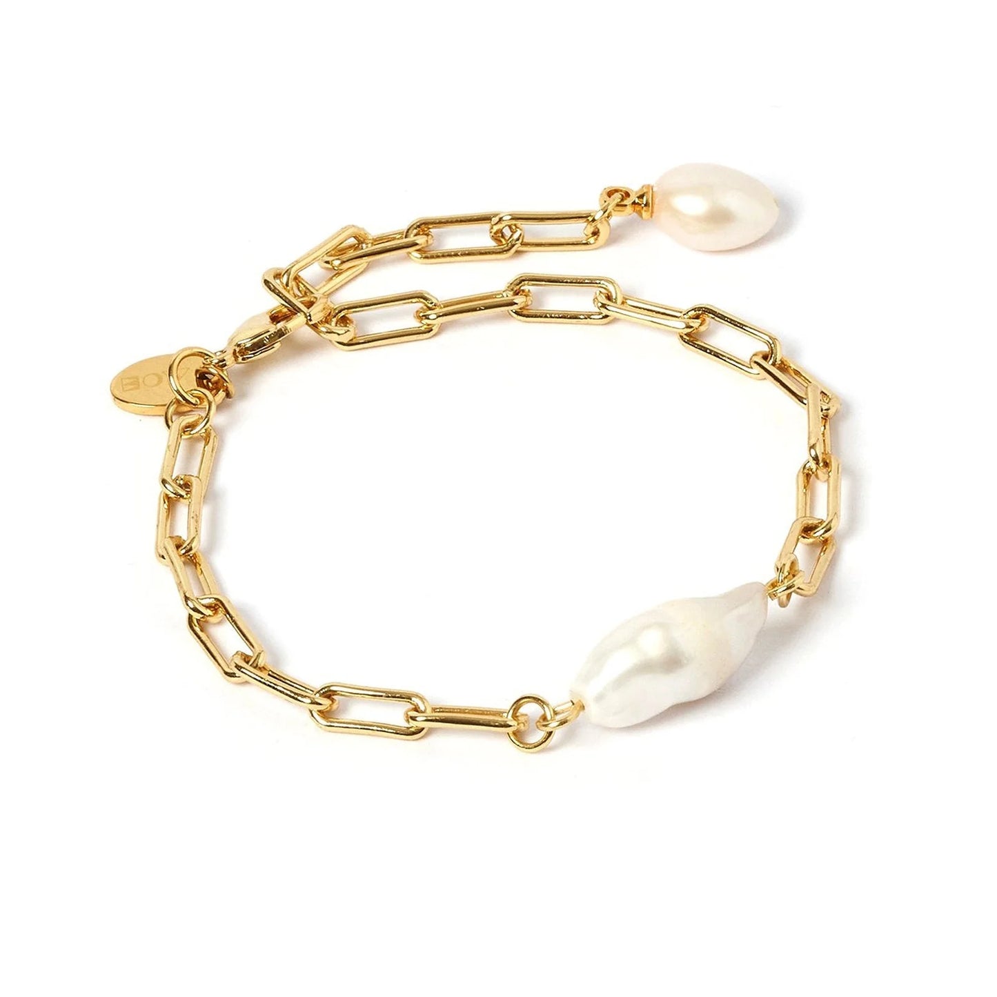 Arms of Eve Danielle Gold and Pearl Bracelet