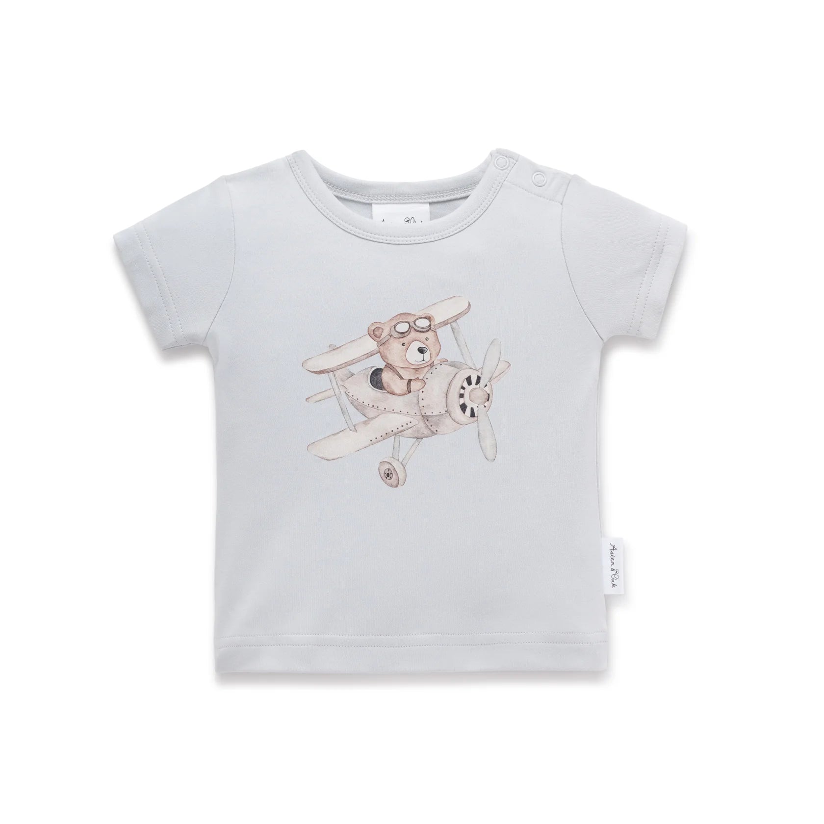 Aster & Oak - Flying Oli Bear Print Tee