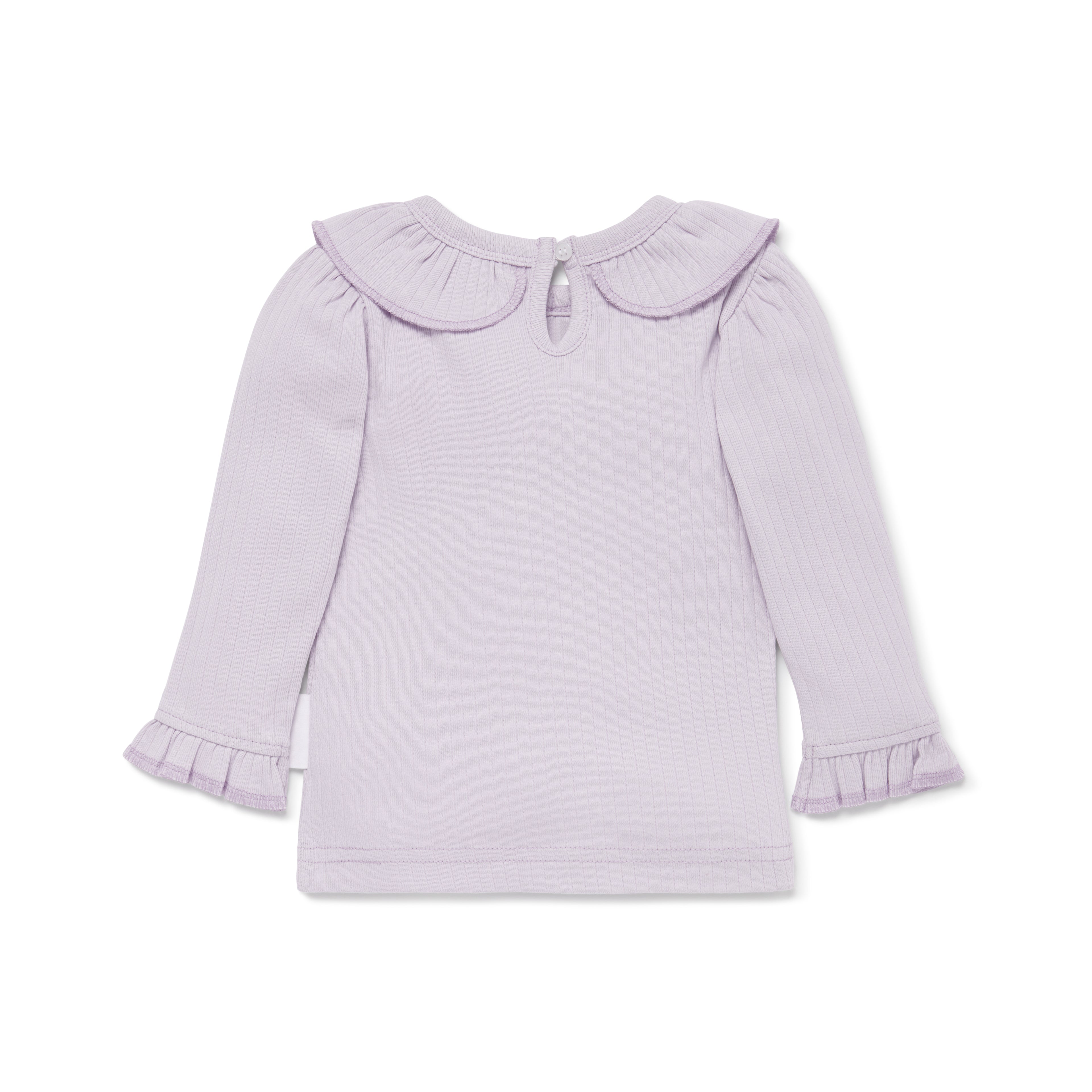 Aster & Oak - Lavender Pointelle Rib Top