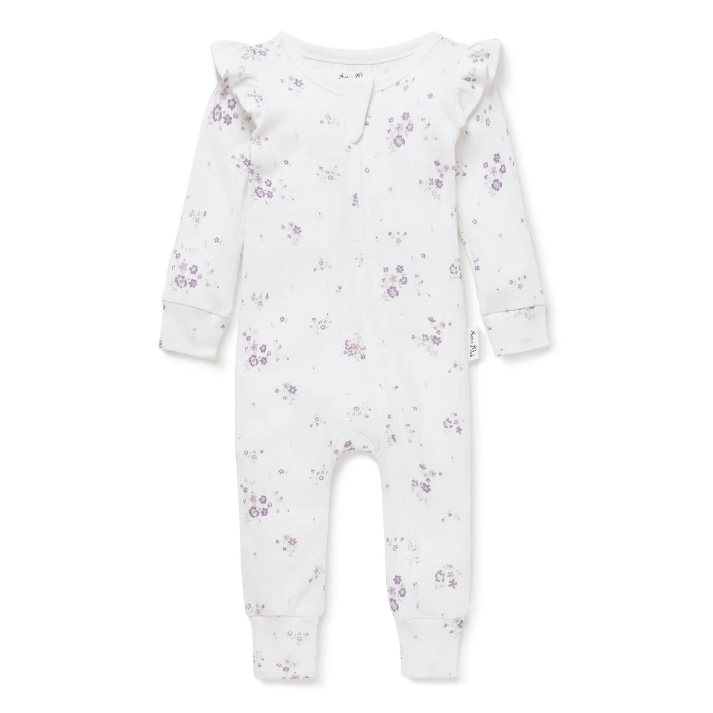 Aster & Oak - Grace Floral Zip Romper