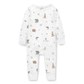 Aster and Oak Native Animals LS Zip Romper