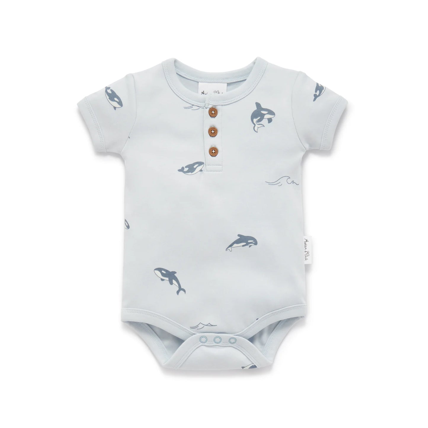 Aster & Oak - Orca Henley Onesie