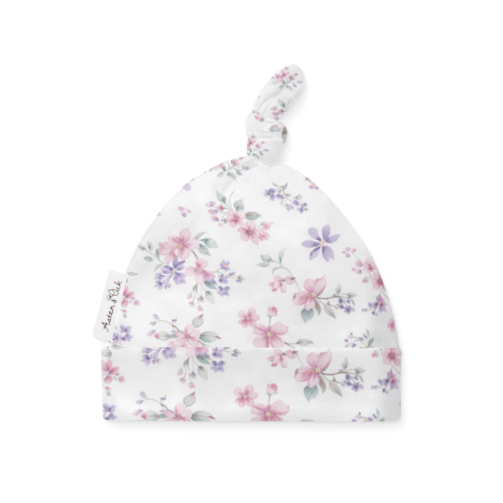 Aster & Oak Pastel Bloom Knot Hat
