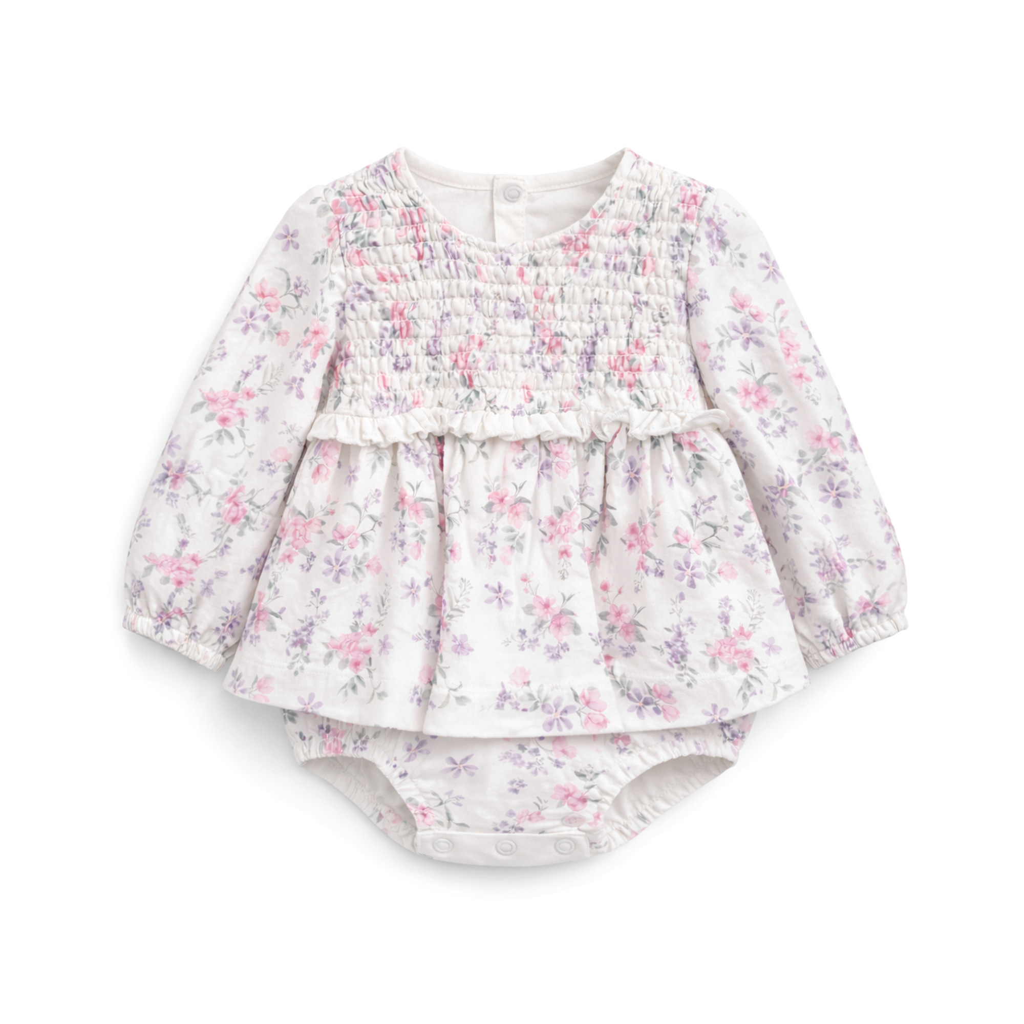 Aster & Oak Pastel Bloom Dress Romper