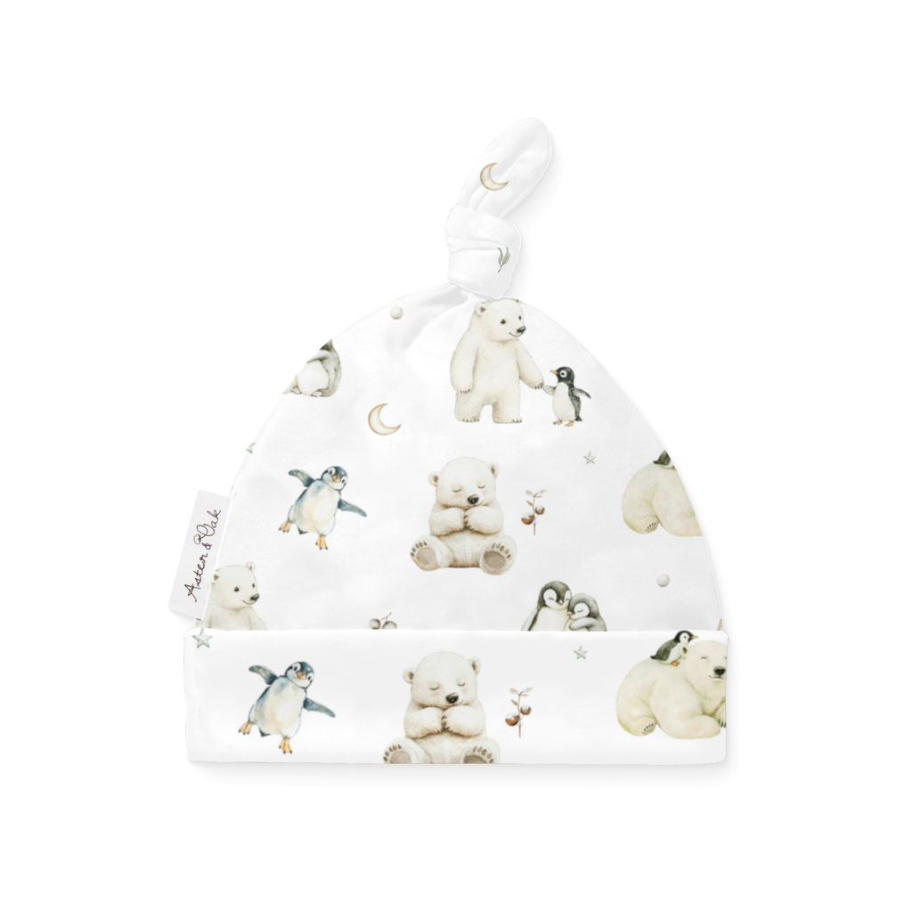 Aster & Oak Polar Friends Knot Hat