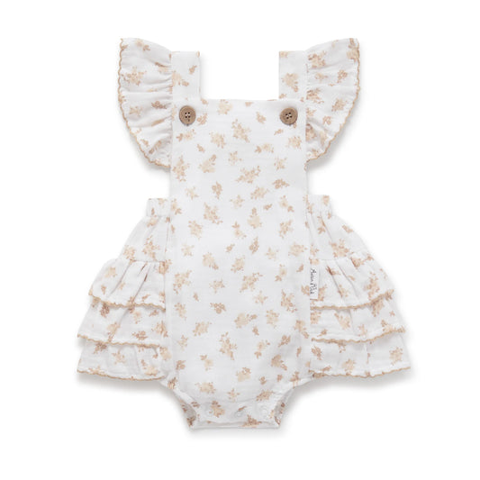 Aster & Oak - Sable Floral Muslin Playsuit