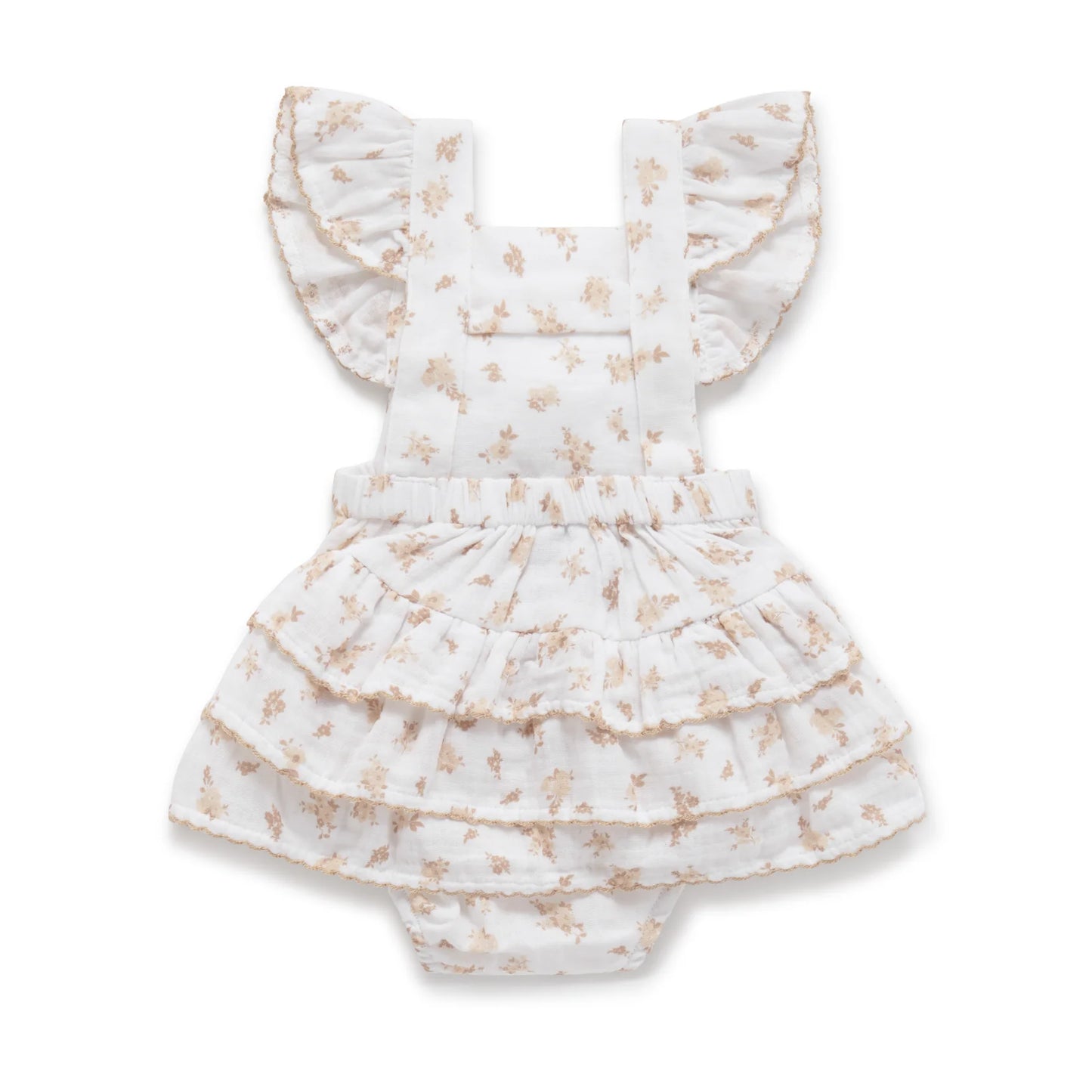 Aster & Oak - Sable Floral Muslin Playsuit