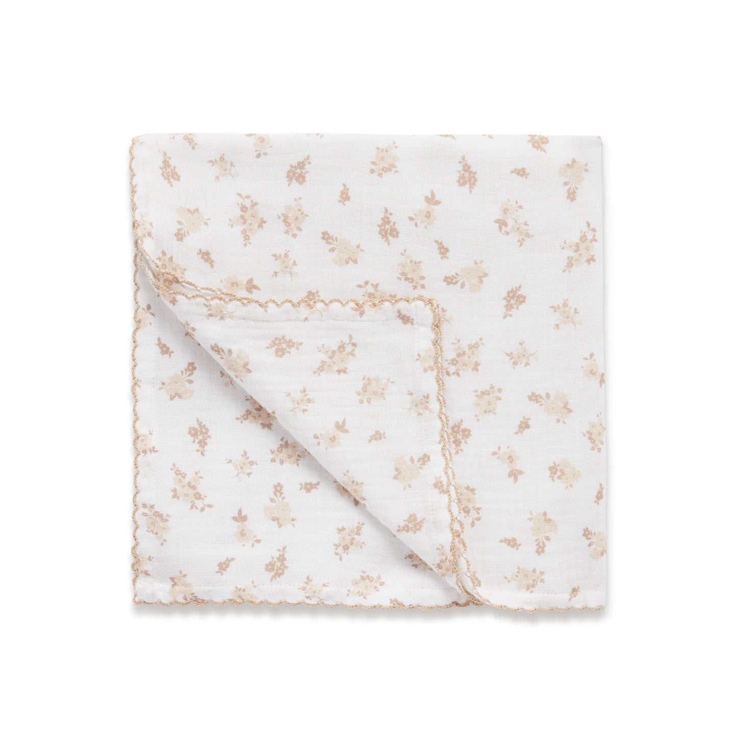 Aster & Oak - Sable Floral Muslin Wrap