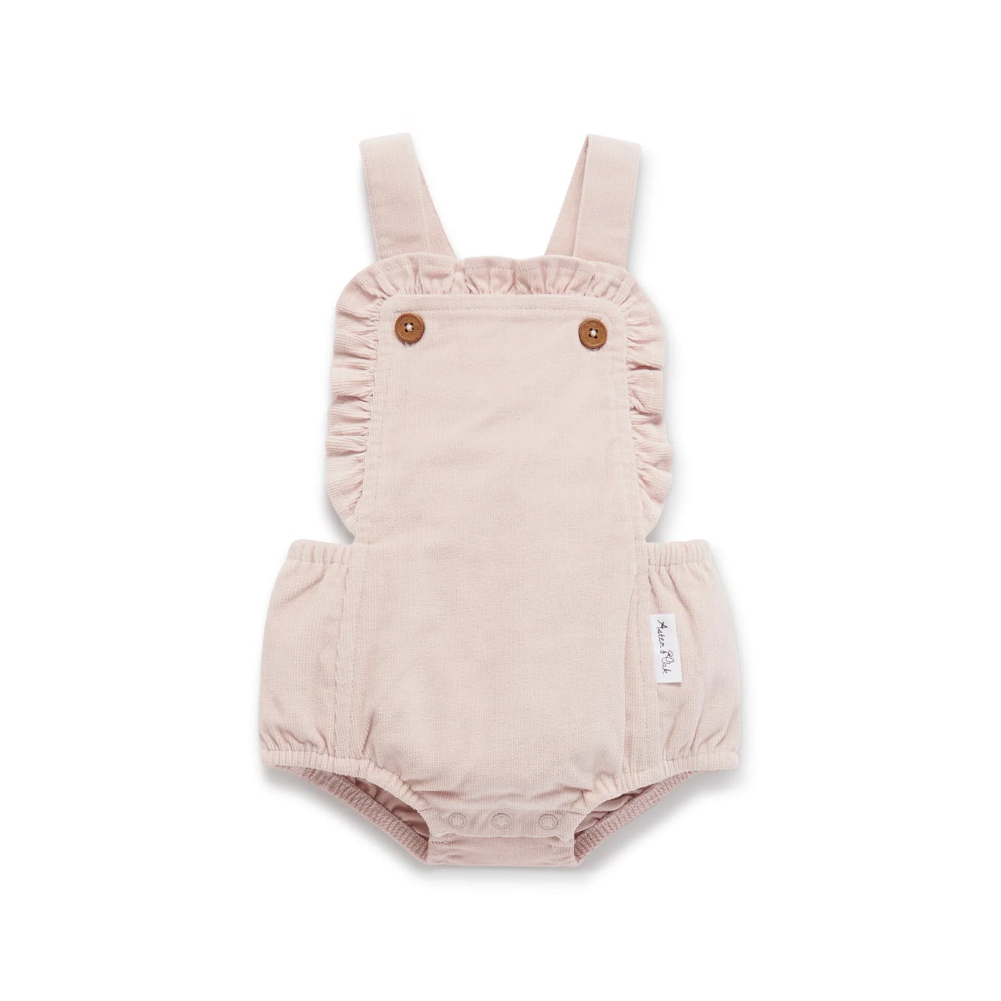 Aster & Oak - Pink Corduroy Playsuit