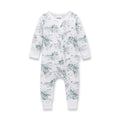 Aster & Oak Snuggle Bug LS Zip Romper
