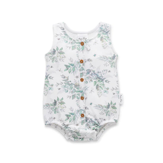 Aster and Oak Snuggle Bug Bubble Romper