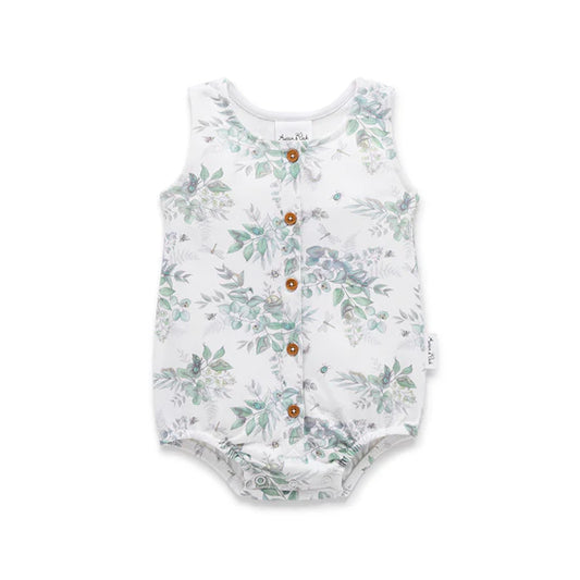 Aster and Oak Snuggle Bug Bubble Romper