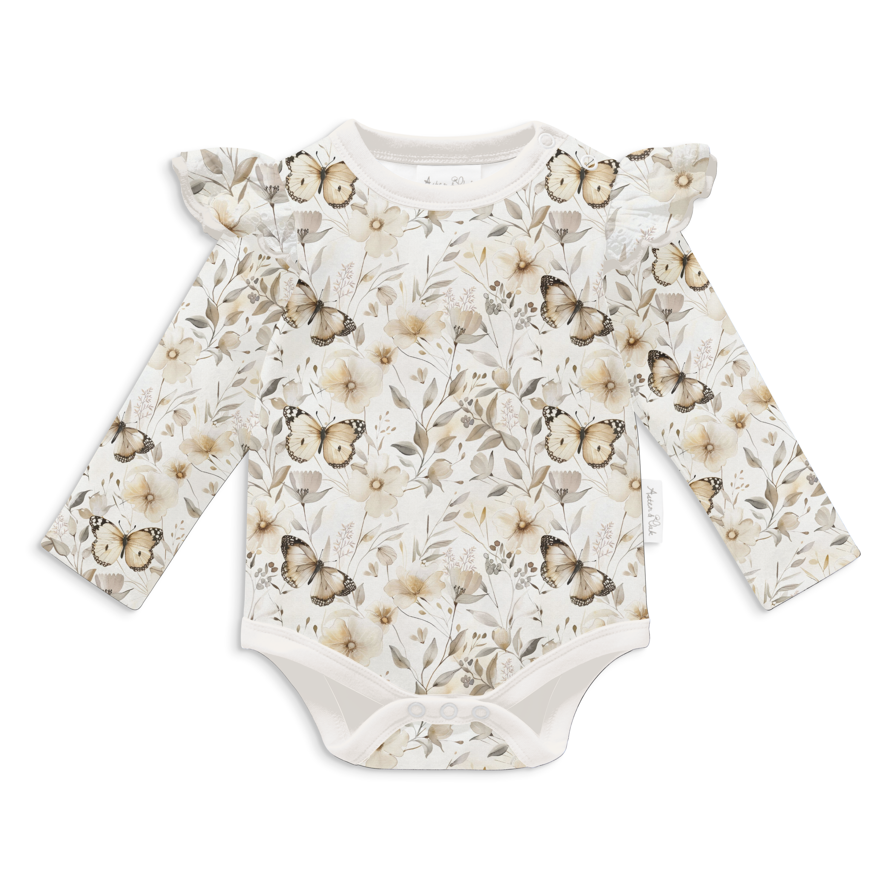Aster & Oak Butterfly Fields Flutter Onesie