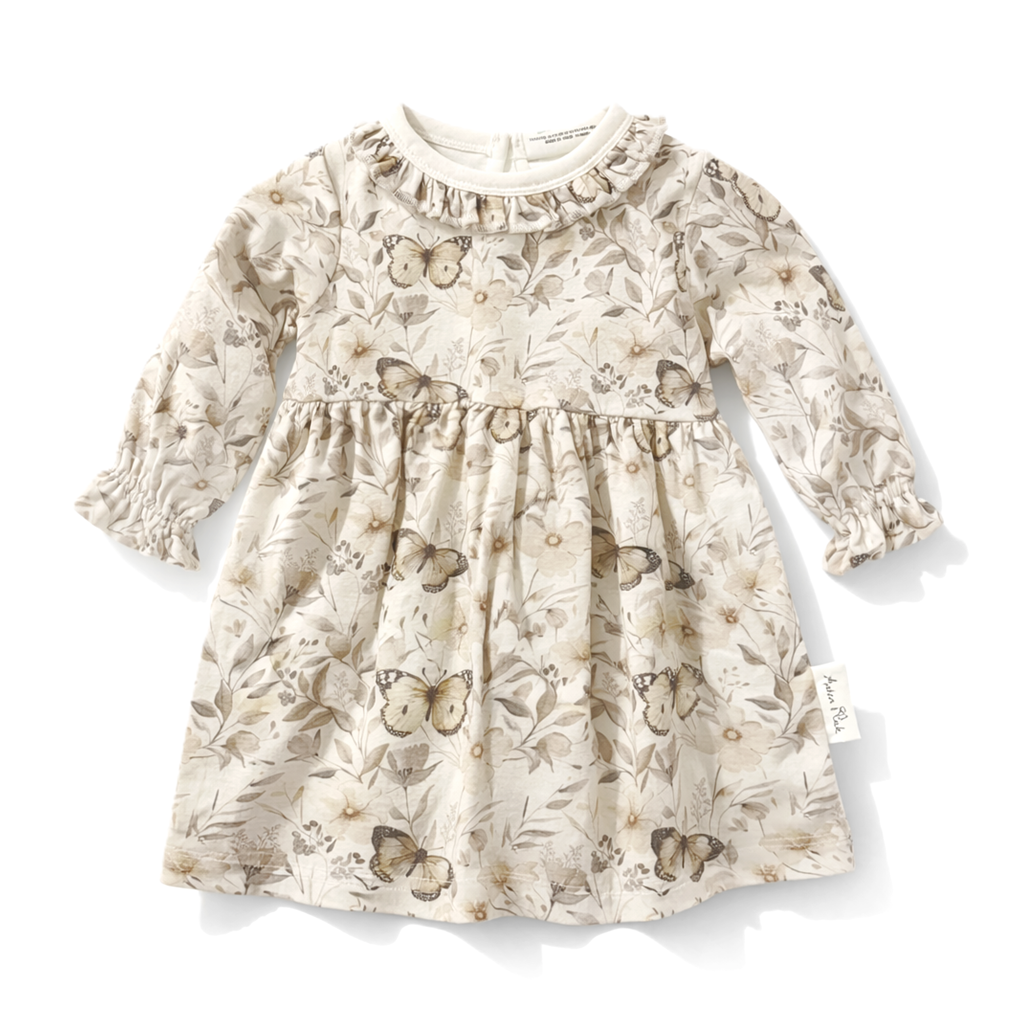 Aster & Oak Butterfly Fields Ruffle Dress