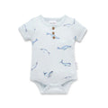 Aster & Oak Under The Sea Henley Onesie